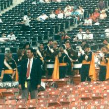 1991 at SDSU piccolos, tenor drums, and Gordon Henderson