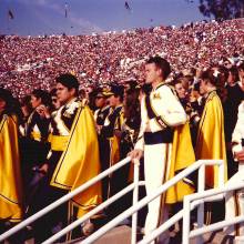 Drum Majors Jeff Trapp and Jeff Shimamoto