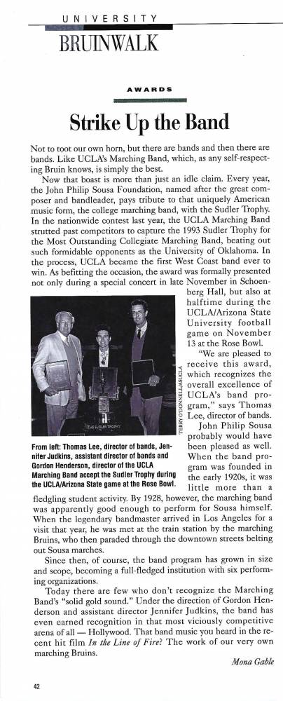 1994 UCLA Magazine Story