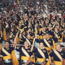 Band in stands, 1994 Rose Bowl, January 1, 1994