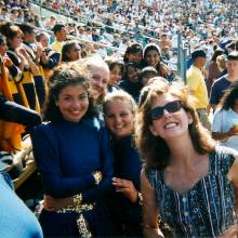 1994 Bay Area Trip at Cal colorguard