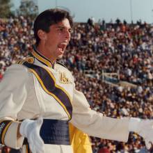 Drum Major Bryan Kreft, USC game, November 19, 1994
