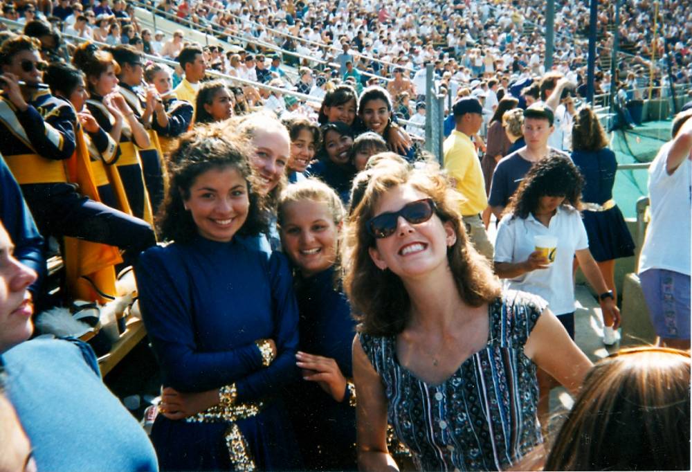 1994 Bay Area Trip at Cal colorguard