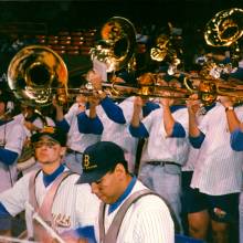 Band in stands, 1995 Boise 