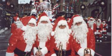 Filming "Jingle All the Way," 1996