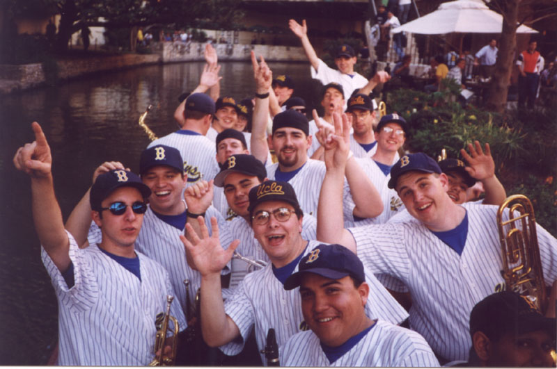 Boat rally along the Riverwalk in San Antonio, 1997