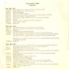 1997 12 01 1997 Cotton Bowl Itinerary page 1