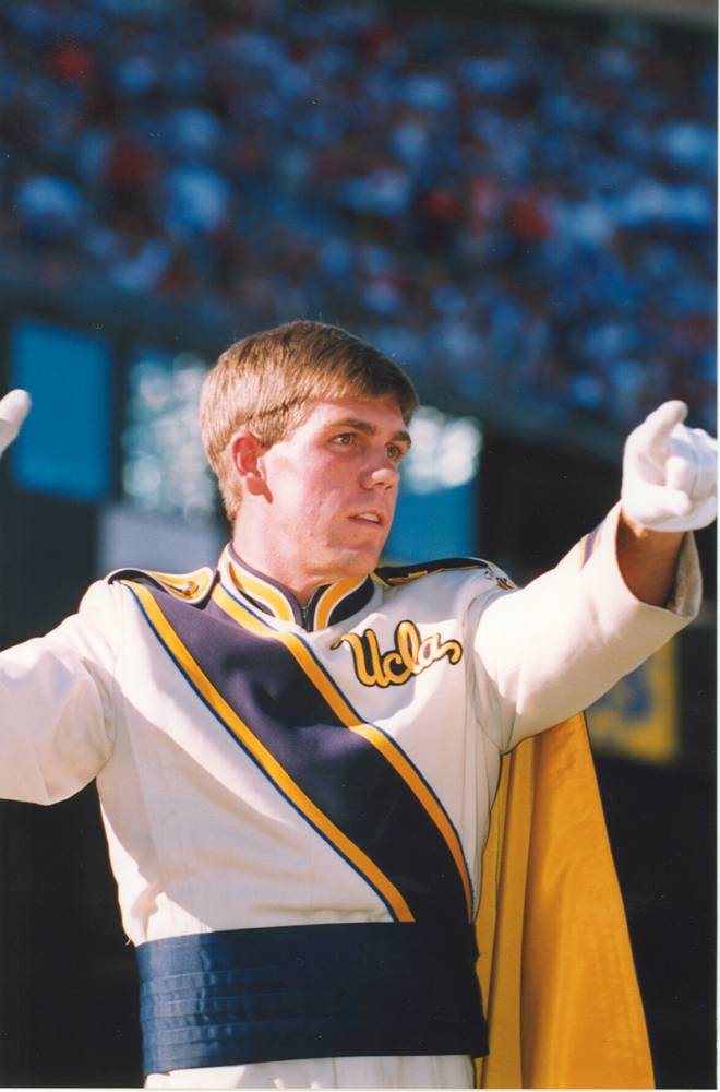 Drum Major Michael Jewett, 49er's game, November 2, 1997