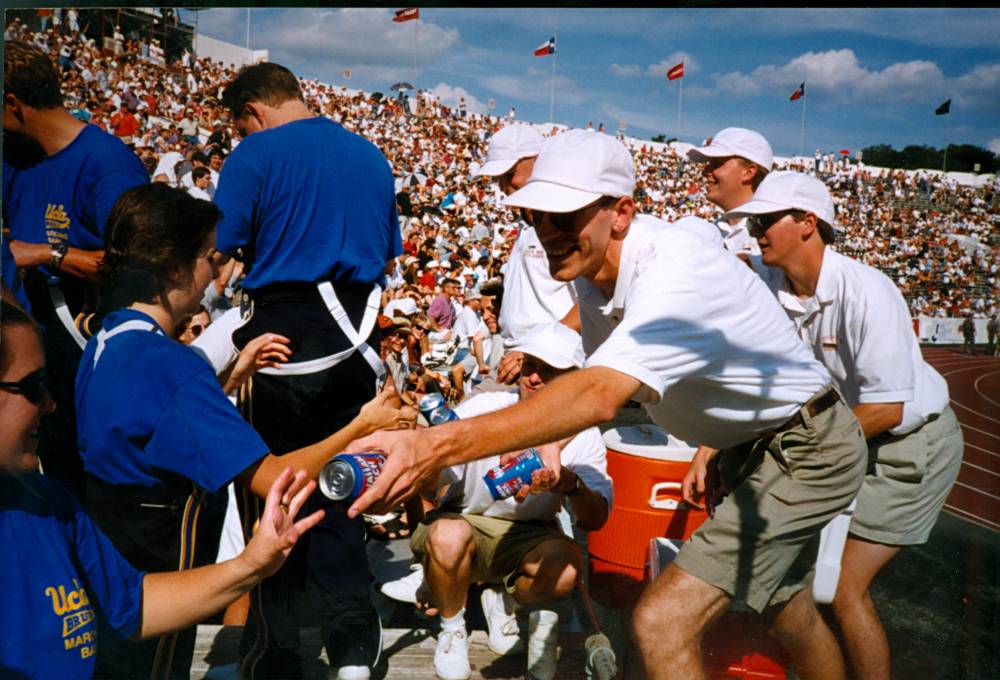 Getting water, 1997 Texas