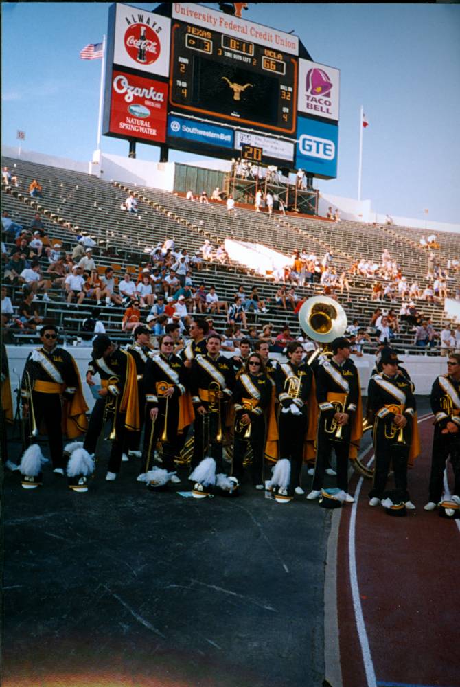 Final score, UCLA 66, Texas 3, Go Bruins! 1997 Texas