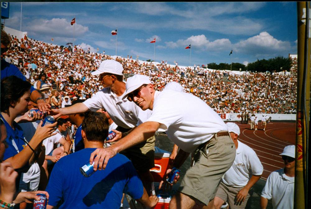 Getting water, 1997 Texas