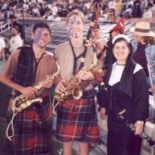 Matt Sonefeldt, Tim Ford and Katie Fesler, 1998 Band Alumni Reunion