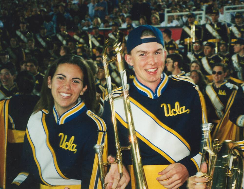 Brie and Carl filming recruiting video 