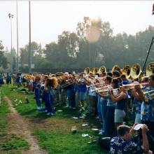 1999 November playing for the football team with cheer