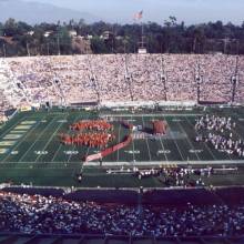The Greeks retreat as the Trojans play "Conquest".
