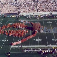 The Horse enters the City of Troy greeted by a wild celebration "All Night Long".