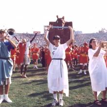 Kim Gordy leads the celebration.
