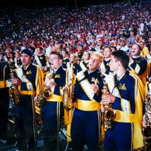 Band in the stands