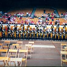 Band in stands