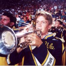 Trumpets Dave Hart and Jay Fahlen, Ohio State game, September 11, 1999