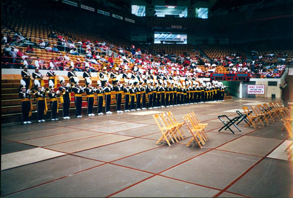 Band in stands