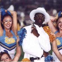 Reggie Joseph portrays Will Smith during the song "Wild, Wild West," Stevie Wonder Show, Arizona game, October 30, 1999