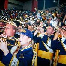 Band in stands, 2000 Arizona Trip