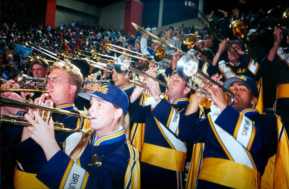 Band in stands, 2000 Arizona Trip