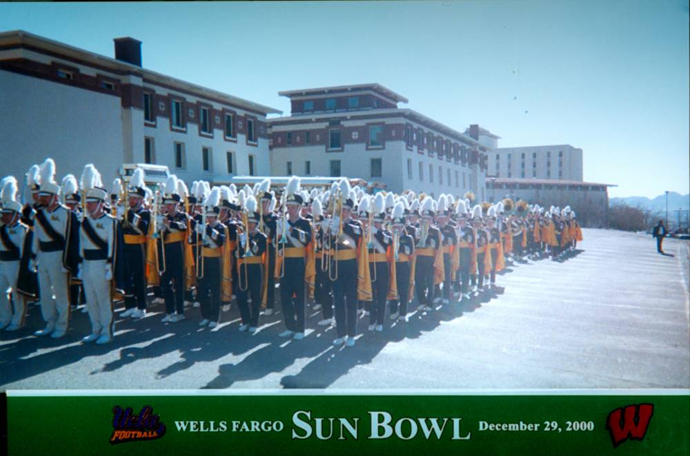 Parade block, Sun Bowl, December, 29, 2000