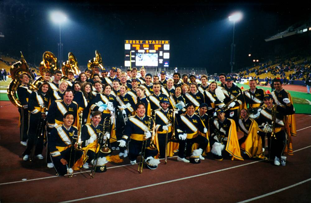 Band group picture, 2000 UW Trip