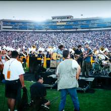 Pseudopod performing "Wisdom" at halftime 10/14/00