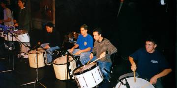 Drumline Recording Session