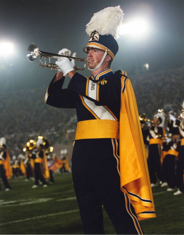 Ryan Hunt at Cal game, October 20, 2001