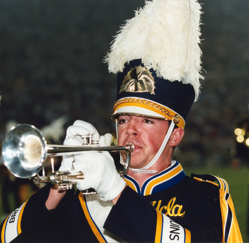 Ryan Hunt at Cal game, October 20, 2001