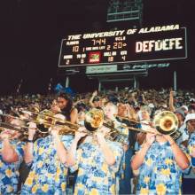 4th Quarter, Alabama game, September 1, 2001