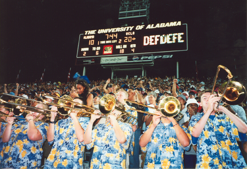 4th Quarter, Alabama game, September 1, 2001