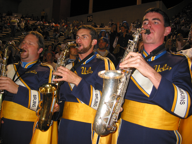 Saxes at Arizona game, November 9, 2002