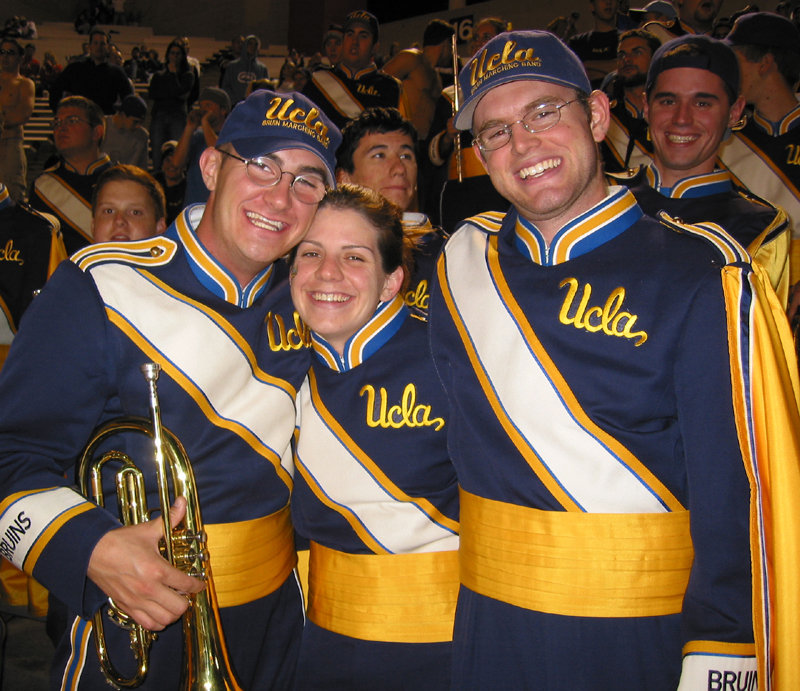 Mellophones at Arizona game, November 9, 2002