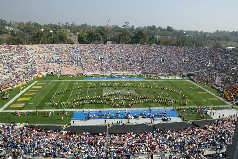 End of "Strike Up the Band for UCLA," USC game, November 23, 2002