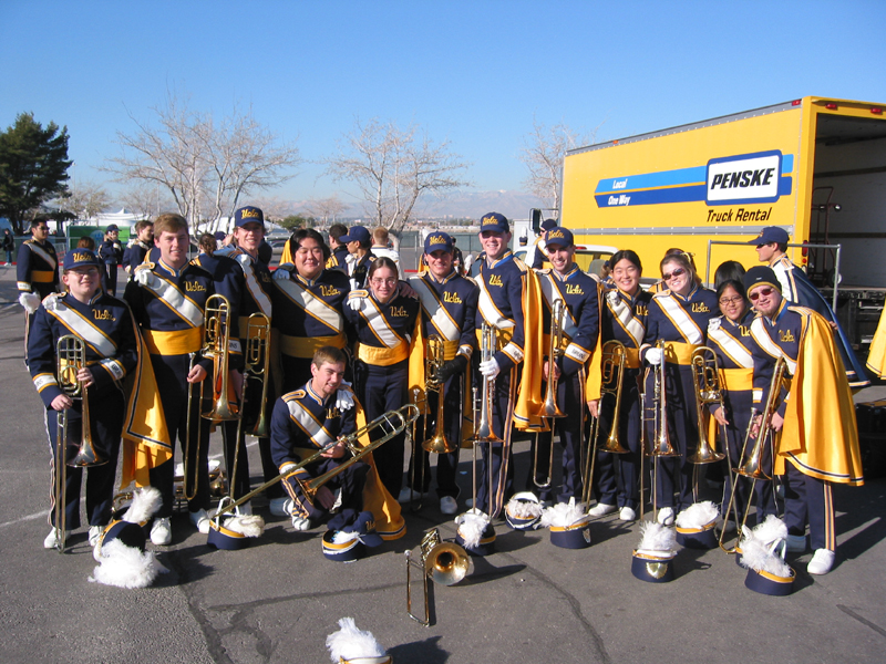 Trombones at the 2002 Las Vegas Bowl, December 25, 2002