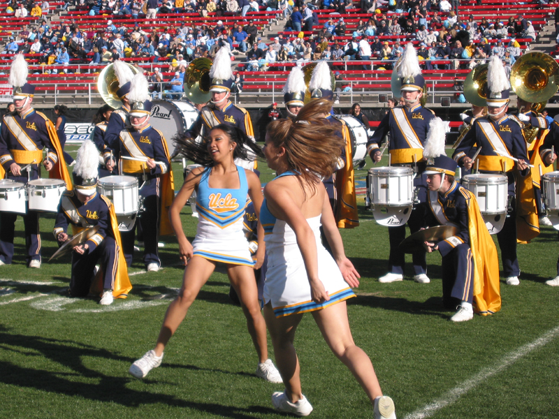 The Dance Team performing to "Play That Funky Music, White Boy,"  2002 Las Vegas Bowl, December 25, 2002