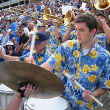 Jamie and Taylor at the Colorado game, September 6, 2003