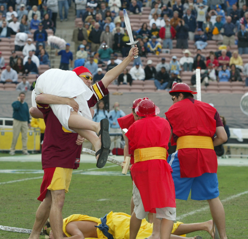 The Trojans capture Helen, Oregon game, November 15, 2003