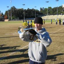 Nathan Owen, USC gameday rehearsal, November 22, 2003