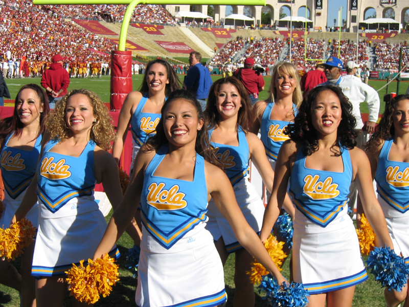 Dance Team, USC game, November 22, 2003