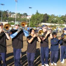 B.O.O.T. - Benevolent Order of the Trombone. be·nev·o·lent  adj.   1. Characterized by or suggestive of doing good. 2. Of, concerned with, or organized for the benefit of charity. Rehearsal before USC game, November 22, 2003 