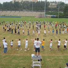 2003.5 Rehearsal at IM Field "Disney" Show