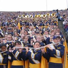 In the stands at Cal
