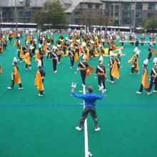 Rehearsal on the Maxwell Family Field