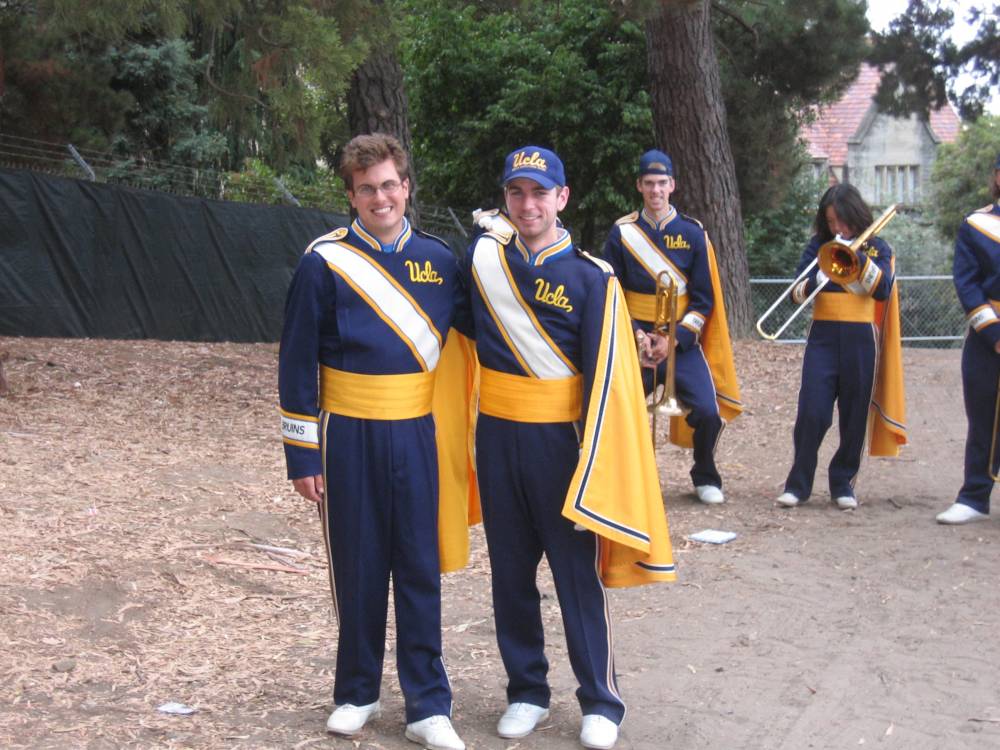 Trombone Section Leaders Clay McCarter and Brett Banakis